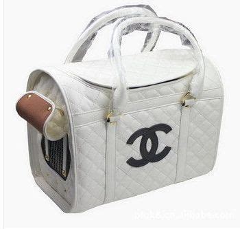 designer dog chanel|Chanel small dog carrier.